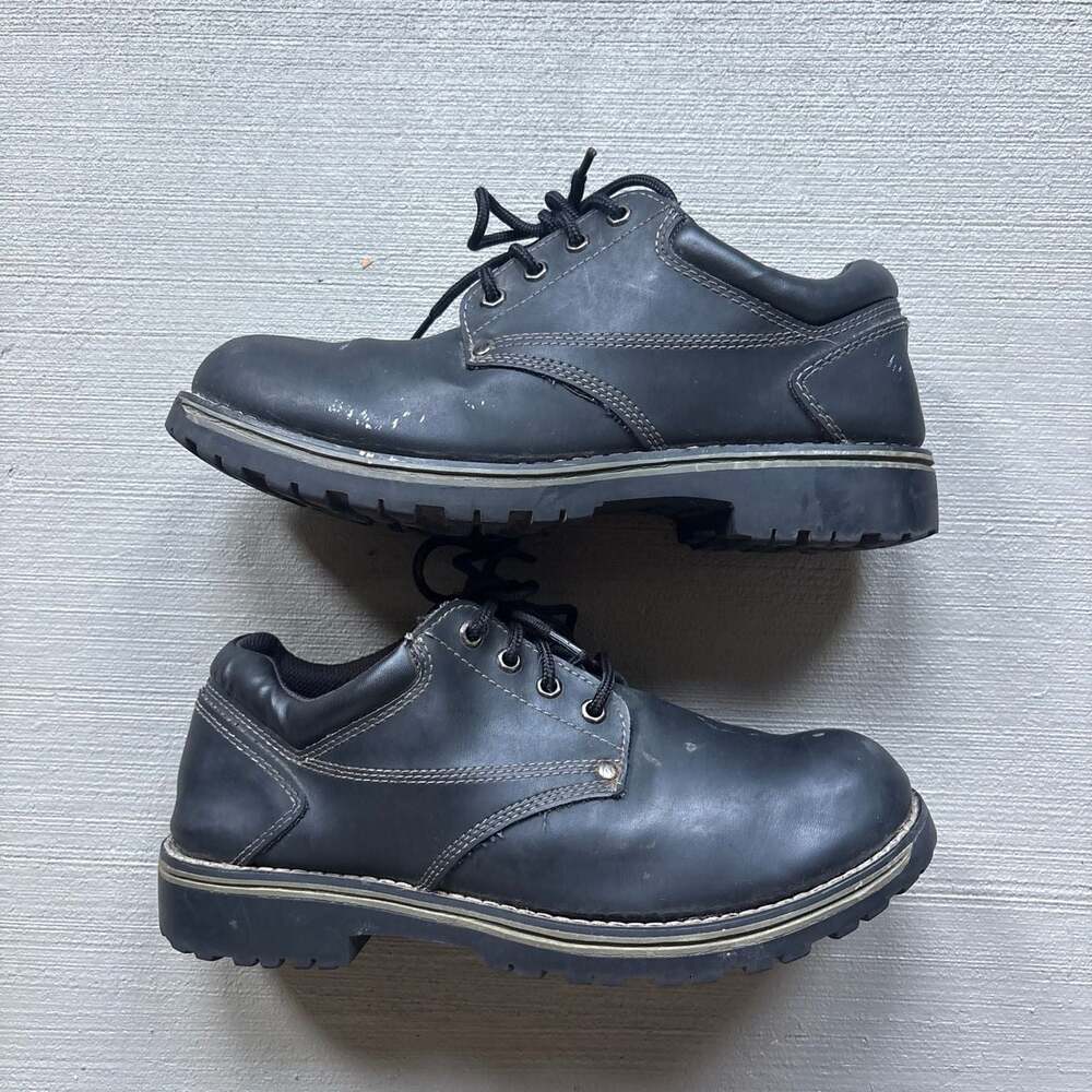 State Street Men's Black Casual Lace-Up Shoes